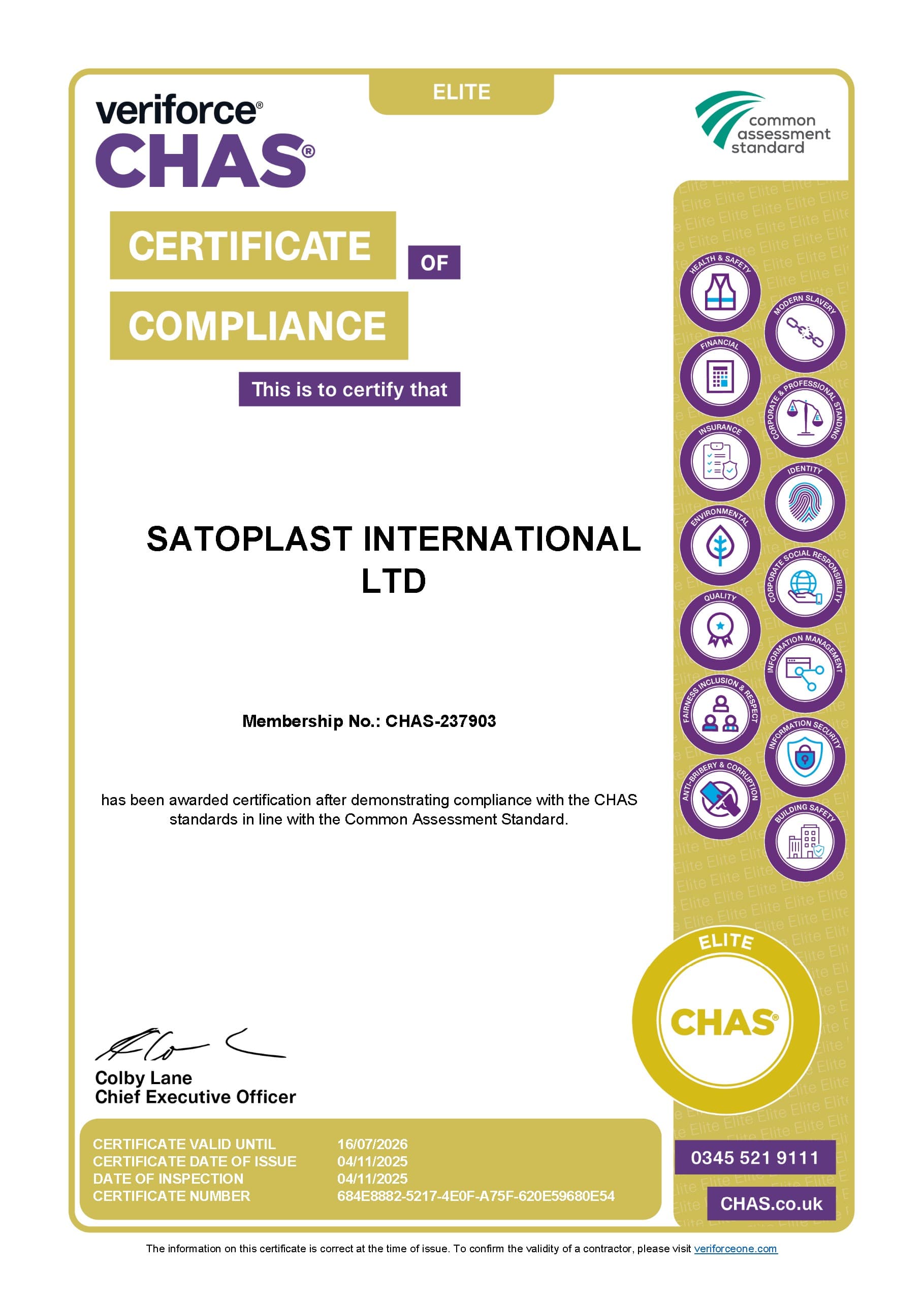 CHAS Elite